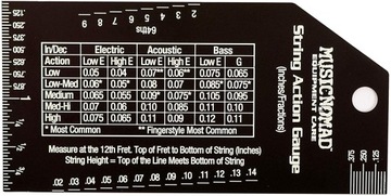 Przyrząd do Mierzenia Akcji - Music Nomad Precision String Action Gauge MN6