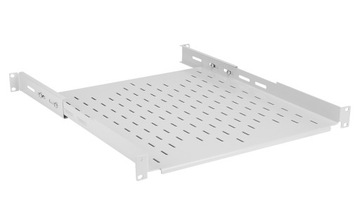 PÓŁKA REGULOWANA DO SZAFY RACK 19'' 1U 480MM SZARA