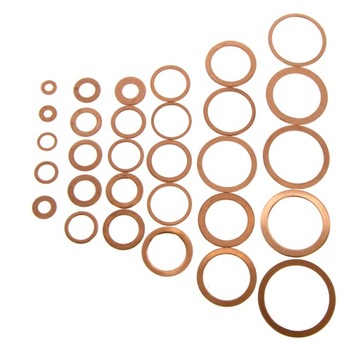 МЕДНЫЕ ШАЙБЫ НАБОР ШАЙБОК 580 ШТ.