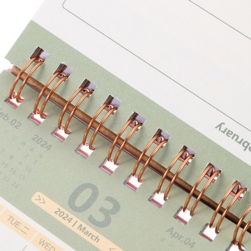 Desk Calendar Desk Calendar Ornament Stand Up Flip Calendar Decor Desktop