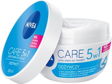 Krem do twarzy nawilżający NIVEA CARE 5w1 100ml