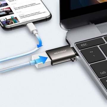 АДАПТЕР ТИПА-C — USB JOYROOM S-H151 ЧЕРНЫЙ