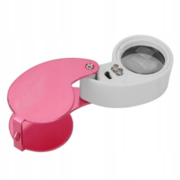 Lupa 40X Lupa LED Lights Przenośna lupa