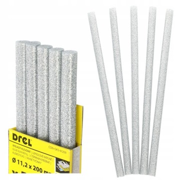 KLEJ DO PISTOLETU NA GORĄCO BROKAT 11,2x200 mm