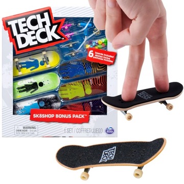 TECH DECK DESKOROLKI GIRL BONUS PACK SK8SHOP 6 SZT. + AKCESORIA