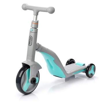 Трехколесный велосипед, самокат и коляска METEOR