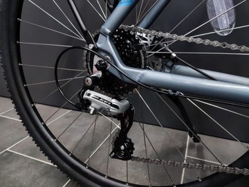 UNIBIKE FLASH GTS GRAFIT-NIEBIESKI RAMA 19