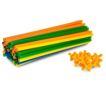 СТРОИТЕЛЬНЫЕ БЛОКИ СОЛОМОЧКИ ТРУБКИ 900EL 19,5 СМ XXL