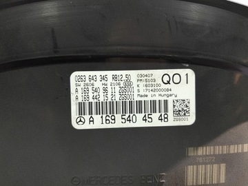 MERCEDES B W245 2.0 CDI BUDÍKY PŘÍSTROJOVÁ DESKA A1695404548