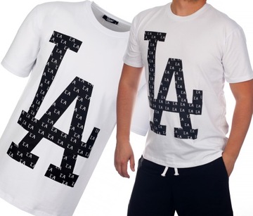 T-SHIRT MĘSKI KOSZULKA BAWEŁNIANA BIAŁY TS2345_M