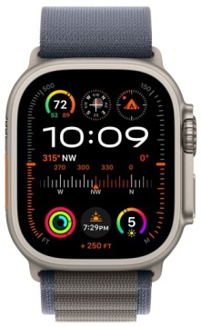 APPLE Watch Ultra 2 GPS Cellular 49mm Titanium Case with Blue Alpine Loop M