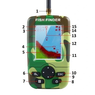 Эхолот Fish Finder XJ-01