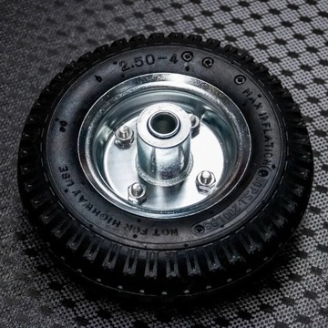 Тележка транспортная складская платформа 450 КГ ПНЕВМАТИЧЕСКИЕ КОЛЕСА Мега-М