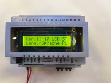 Светодиодный каскадный контроллер лестницы 11-17к LCD ST + извещатели 0,8м + крышки