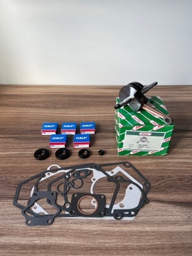 НОВЫЕ ПОДШИПНИКИ КОЛЕНВАЛА В КОМПЛЕКТЕ, САЛЬНИКИ OGAR 205 ROMET