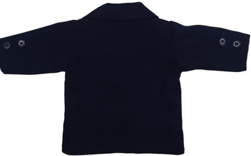 Деловой пиджак, темно-синий, 74 см +6