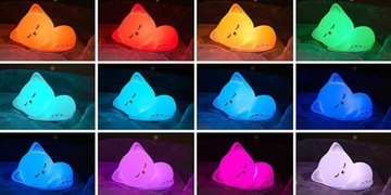 Детский ночник Sweet Rabbit - RGB LED лампа, ТАЙМЕР, ДИСТАНЦИОННЫЙ