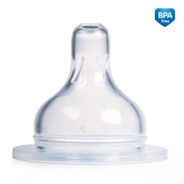 CANPOL 21/724 Smoczek do butelek szerokootworowych EasyStart silikon 3-prze