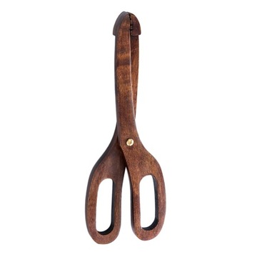 Drewniane szczypce do pieczenia BBQ Food Serving