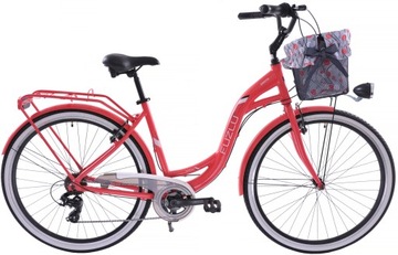 ROWER MIEJSKI 28 DAMSKI FUZLU DAKOTA 7S ALUMINIOWY