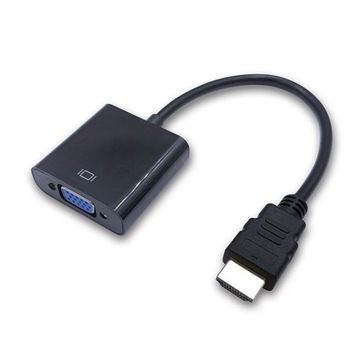 Переходник GEMBIRD A-HDMI-VGA-04 (HDMI M - D-Sub (VGA) F; 0,15 м; черный)