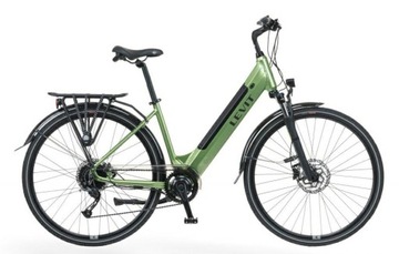 LEVIT MUSCA HD 630 низкий зеленый 18-дюймовый электрический городской велосипед