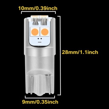 2 шт. новые T10 W5W супер яркие высококачественные светодиодные клиновые парковочные лампы для автомобиля