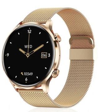 SMARTWATCH DAMSKI ZEGAREK WODOODPORNY PL MENU ROZMOWY SMART WATCH + 4 PASKI