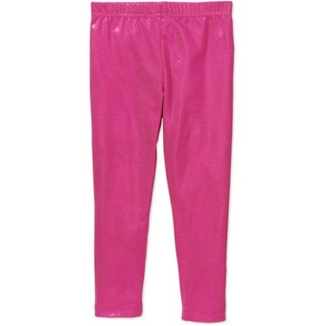 365 KIDS błyszczące leginsy legginsy RÓŻOWE *110