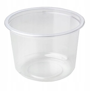 Pojemnik miska na zupę transparentna 450 ml - 50 szt.