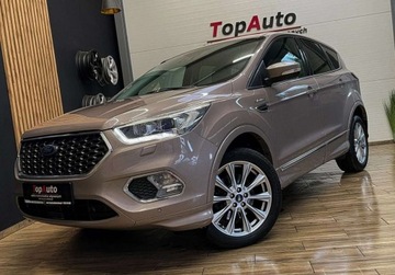 Ford Kuga II SUV Facelifting 2.0 TDCi 180KM 2018 Ford Kuga VIGNALE 4x4 180KM kamera SKORA GWARANCJA sony 2.0