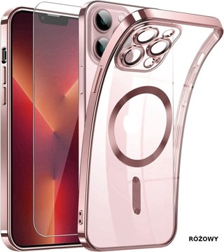 МАГНИТНЫЙ ЧЕХОЛ ДЛЯ MAGSAFE ДЛЯ APPLE IPHONE 15 PRO MAX COLOR CASE + СТЕКЛО