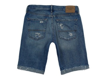 ABERCROMBIE&FITCH Szorty Jeansowe W31 Pas 84