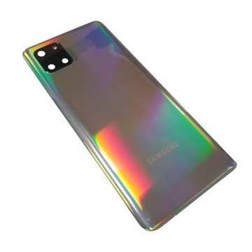 KLAPKA BATERII Samsung NOTE 10 LITE __ KOLOR silver __ ORYGINAŁ ____ Stan A