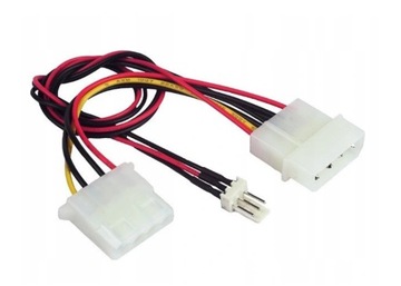 Kabel rozdzielacz zasilania 2xMOLEX/1x3PIN dla wen