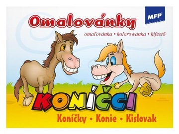 KOLOROWANKA A5 KONIKI 3+ KOŃ KONIE
