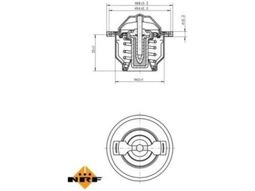 TERMOSTAT OPEL ANTARA 2.4 INSIGNIA A 2.0 SPEEDSTER 2.2 ASTRA G J