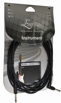 Kabel gitarowy Ever Play Profi 5 JACK - JACK 4M wtyki Jack 6,3 mono