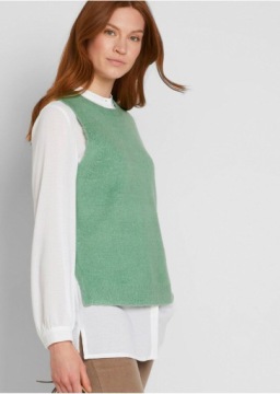 ЖЕНСКАЯ ТРИКОТАЖНАЯ КУРТКА С РУКАВАМИ__36