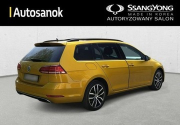 Volkswagen Golf VII Variant Facelifting 1.6 TDI-CR DPF BMT 115KM 2017 Volkswagen Golf Zadbany Highline Panorama ACC 2kpl. Kol Piekny Zloty, zdjęcie 4