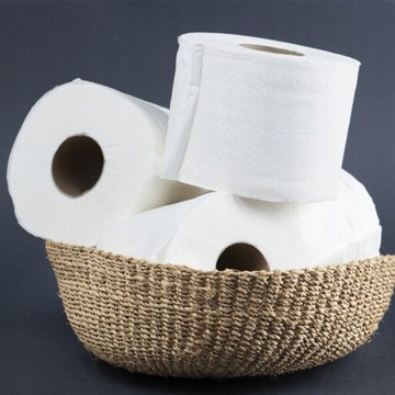 40 роликов 3 слоя туалетная бумага Printek Big