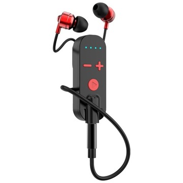 Słuchawki bezprzewodowe Zaczepy na uszy Wkładki douszne Hałas Zestaw słuchawkowy Bluetooth do uprawiania sportu Czerwony