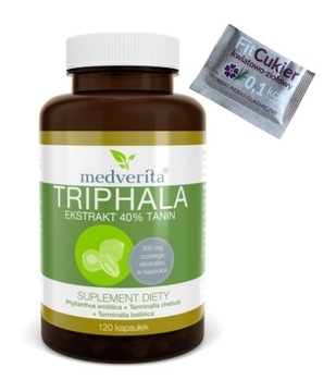 MEDVERITA Triphala ekstrakt 40% tanin 120kaps