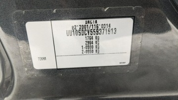 Dacia Dokker Mikrovan Facelifting 1.6 SCe 102KM 2018 Dacia Dokker 1.6MPi 102PS OPŁACONY Bezwypadkowy, zdjęcie 21