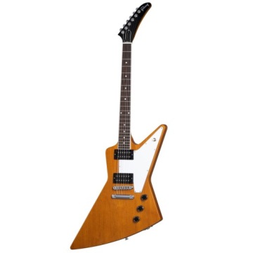 Антикварная электрогитара Gibson 70s Explorer Natural + футляр