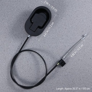 Рычаг для шезлонга с черной ручкой, 2 шт.