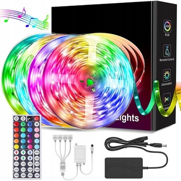 КОМПЛЕКТ МУЗЫКИ LED RGB 5050 30M СВЕТОДИОДНАЯ ЛАМПА