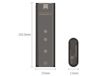 Отсек для твердотельного накопителя M.2 NVMe Корпус USB-C 10 Гбит/с