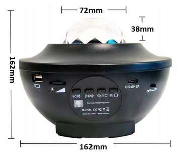 Projektor Gwiazd Star LED - Lampka Nocna Prezent