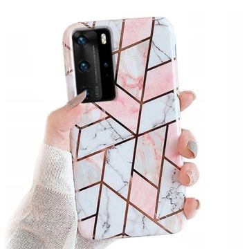 ETUI MARMUR GOLD do Huawei P40